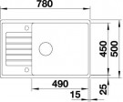 Blanco Zia XL 6 S  Compact Antrasitt thumbnail