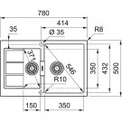 FRANKE SIRIUS 2.0 S2D 651-78 Polar Hvit thumbnail