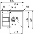 FRANKE SIRIUS 2.0 S2D 611-62 Polar Hvit thumbnail