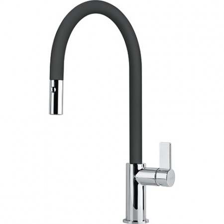 Franke Ambient Onyx(Sort) med uttrekkstut