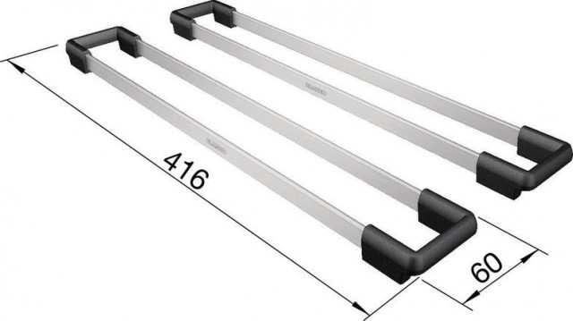 Skinnesett art.nr.235906 kan kjøpes som ekstrautstyr.